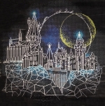 Diamond Dotz Diamond Art - Moon Over Hogwarts